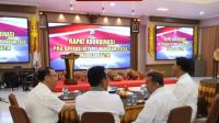 Sekda Kukar dan Kapolres Kukar Hadiri Rakor Pra Operasi Ketupat Mahakam 2024