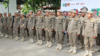 Sekda Kukar Pimpin Apel Pagi, Soroti Kesiapan Satpol PP Menyongsong Pemilukada