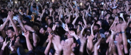 Peluncuran Tahapan Pilkada Kukar Diramaikan oleh Artis Lokal dan Band Ternama