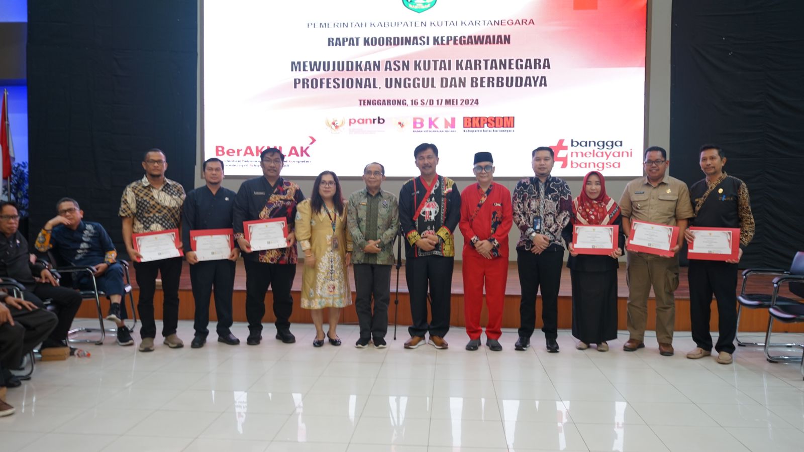 Badan Kepegawaian Kutai Kartanegara Gelar Rapat Koordinasi Teknis Kepegawaian