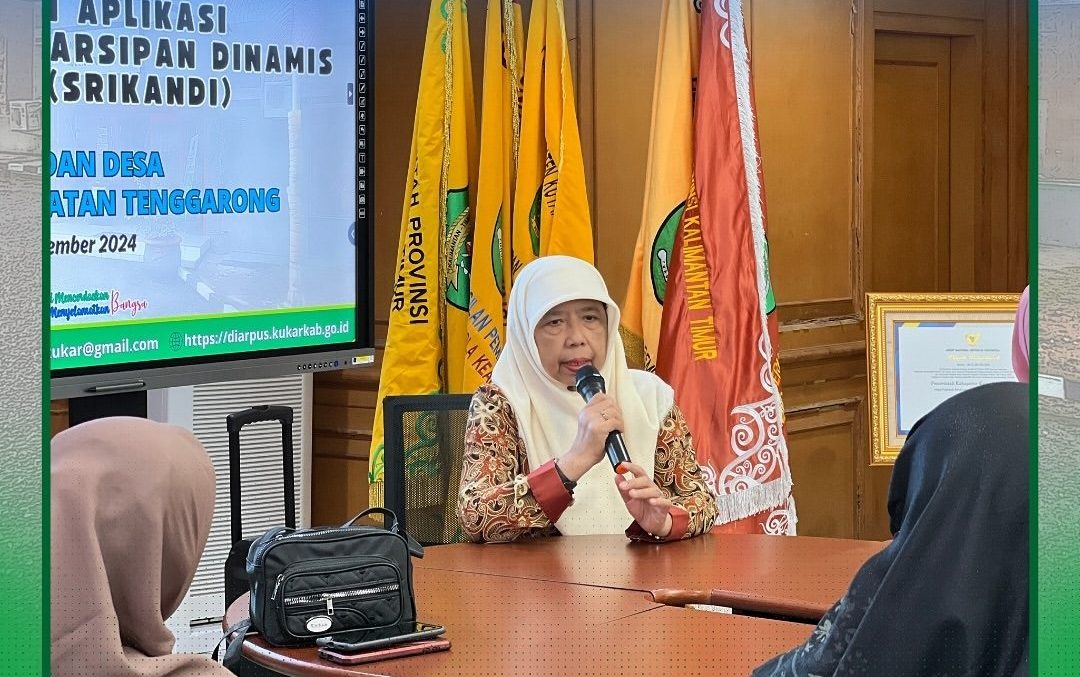 Bimbingan aplikasi SRIKANDI dilakukan Diarpus Kukar (Instagram/@diarpus_kukar)