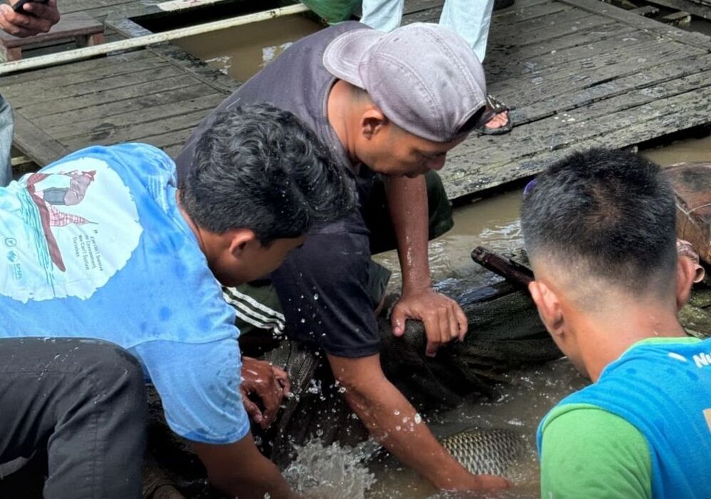 Pembibitan ikan Kecamatan Loa Kulu dukung ketahanan pangan (Instagram/@bpsplpontianak)